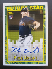 2019 Topps Archives Kyle Wright 1994 Future Star RC Auto 35/99 #94PSA-KW Braves