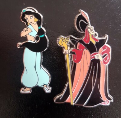 Jasmine und Jafar Disney Pin 74229 2009 Erstveröffentlichung 