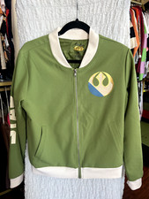 Disney Exclusive: Green Star Wars Rebellion Jacket Women's MD New Sold Out