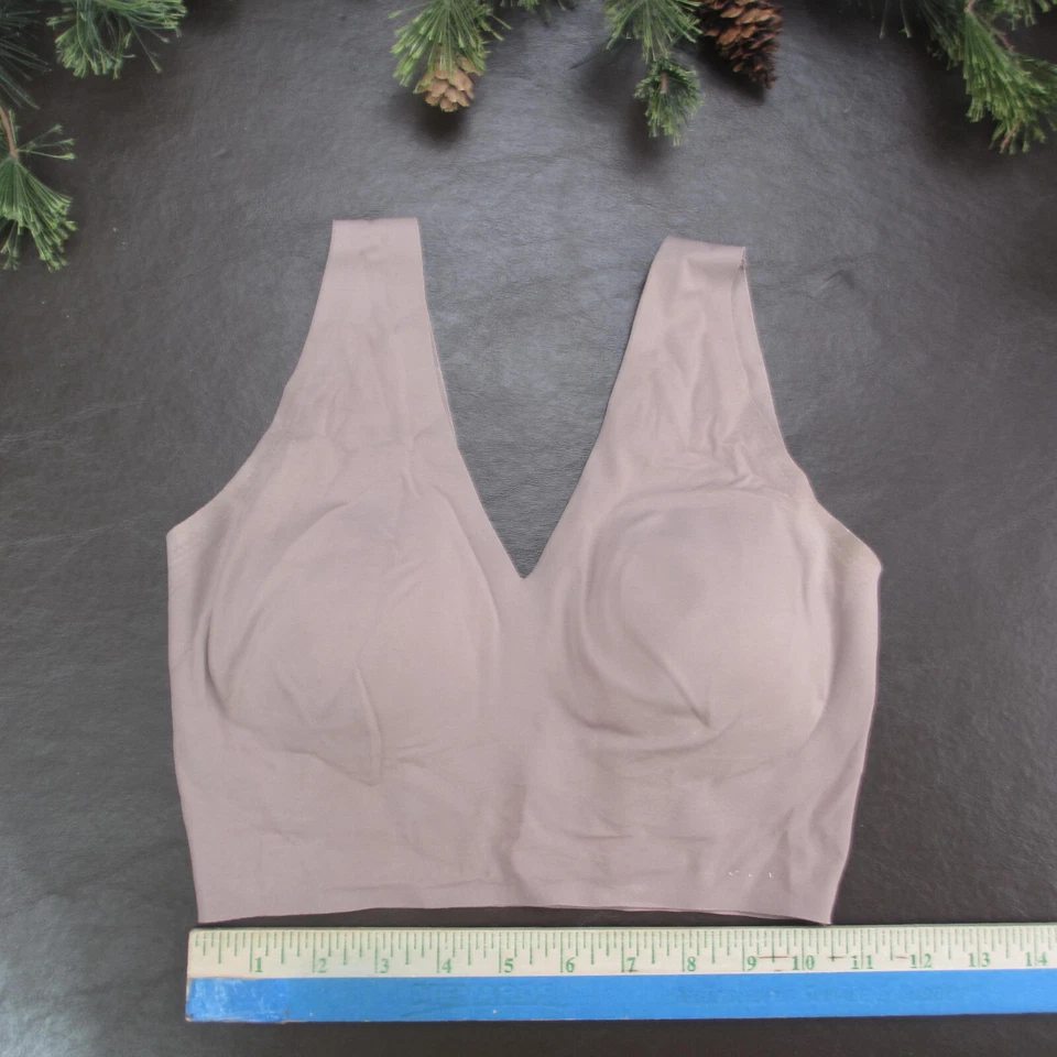 Sujetador Calvin Klein Talla S Púrpura Inalámbrico Ajustable Pullover Foto 2 de 4