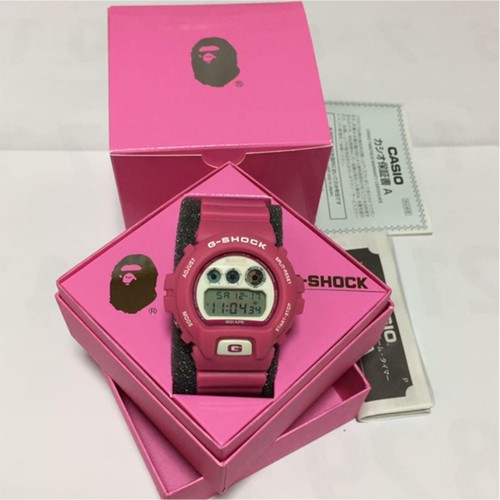 G Shock Dw 6900 Rosa Blanco a Bathing 
