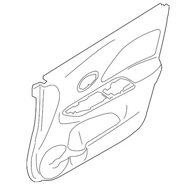 Genuine Nissan Door Trim Panel 80901-5EE5A