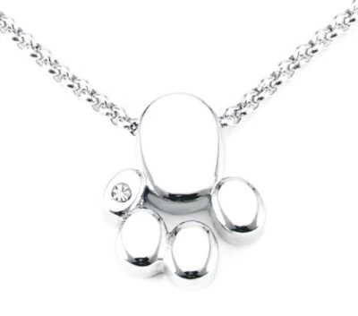 Pfote hängend mit Swarowski Top Design Kette Magnetix by Magnetschmuck-4you 1714