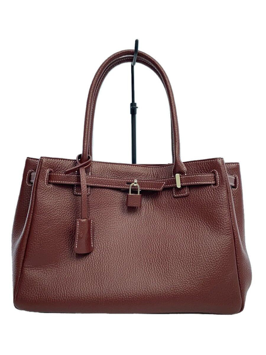 Denhamano Handbag Mietia Meteor Tote Bag Leather Bordeaux Used | eBay 