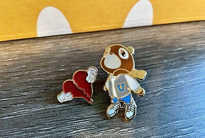 Kanye West 'Graduation' Bear / 808's & Heartbreak Lapel Pins