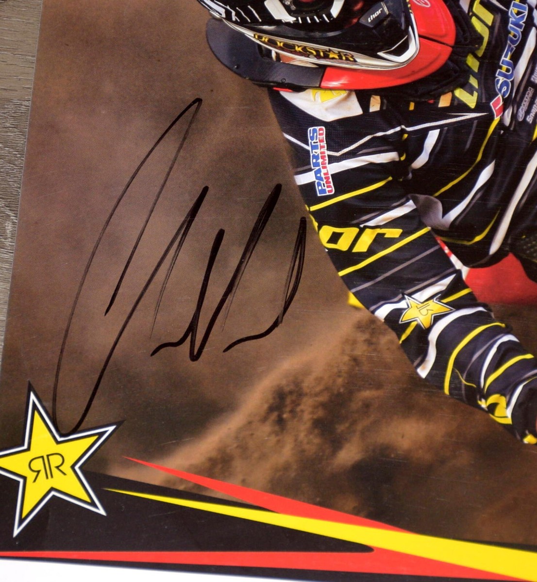 Chad REED #22 Signed Makita SUZUKI Poster Supercross #1 | eBay