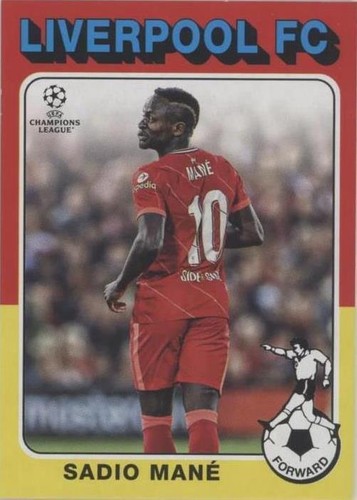 TOPPS サッカーカード MUSEUM COLLECTION SADIO MANE LIVERPOOL 21/25 #26 送料無料 中古 IT1 2025-26 TOPPS CHROME UEFA SADIO MANE PURPLE GEOMETRIC AUTO /75