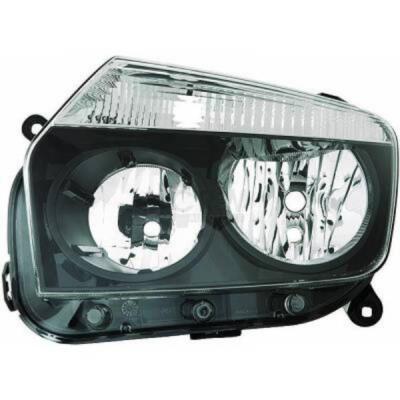 Johns Fari Alogeni Anteriori Per Dacia Sandero (06/08-) Con Luci H4 - Set Sinistra E Destra, Regolazione Manuale, Indicatori Integrati - 2