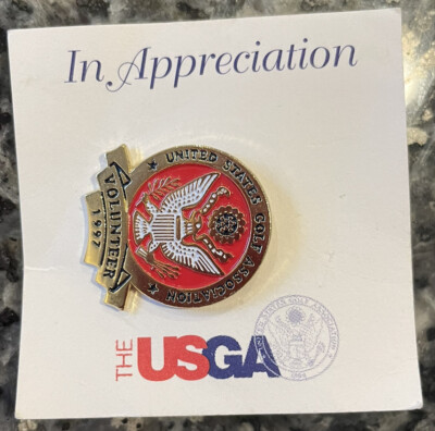 United States Golf Association USGA - Volunteer 1997 pin