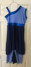 Creative Costuming  Designs Womens Blue Dance Costume Size Large