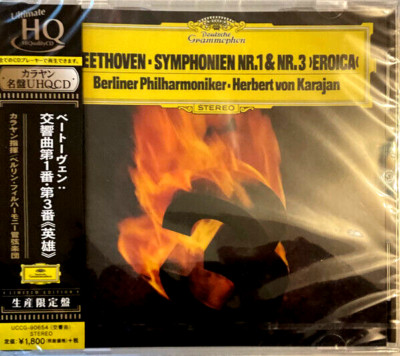 CD Herbert von Karajan BPO  UHQCD Beethoven Symphony No.1&3 Eroica from  Japan 