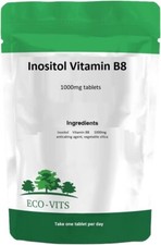 ECO-VITS Inositol Vitamin B8 1000mg tablets