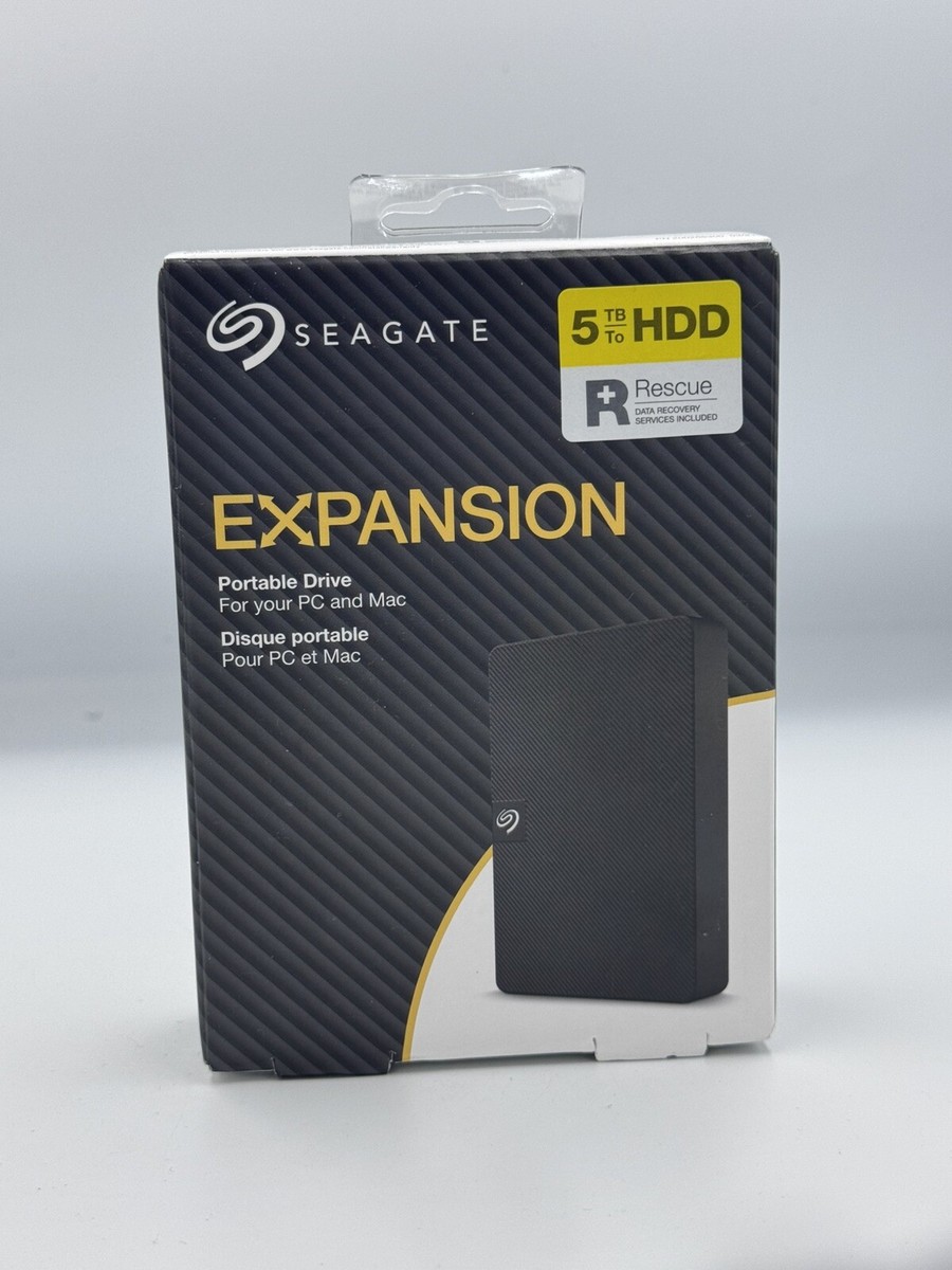 Seagate Expansion External Hard Drive 5TB Black UK