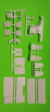 GMC Astro 95 1/25 Interior Dash Bucket Seat Sleeper Rig Semi Model Truck Parts