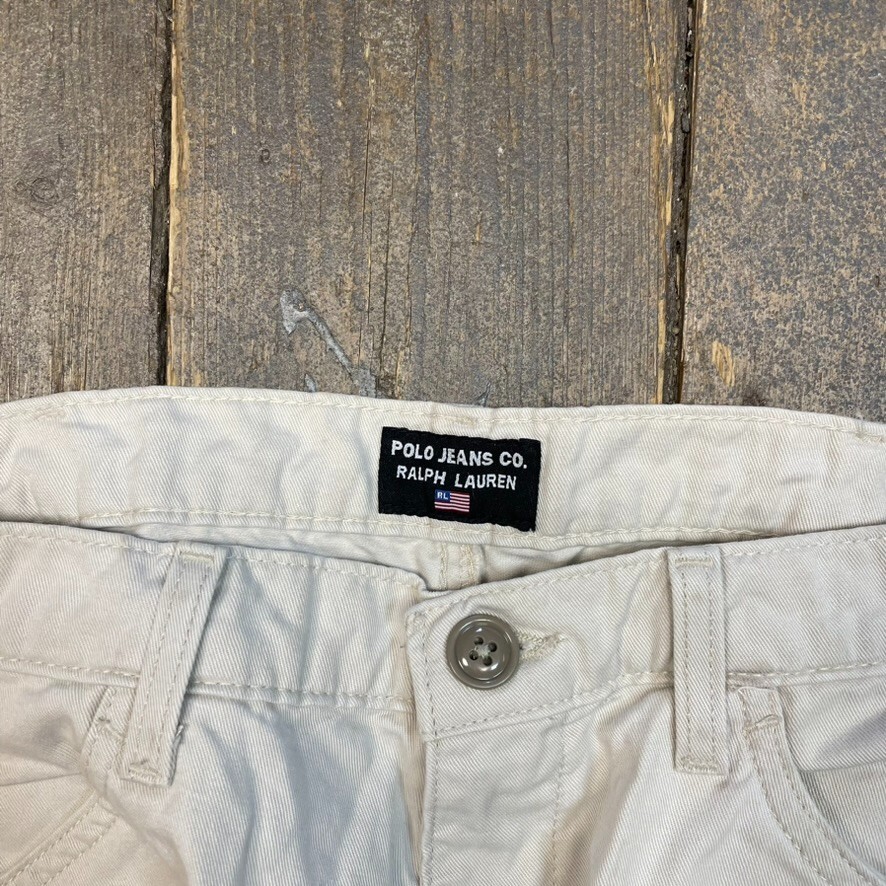 Ralph Lauren Polo Cargo Shorts Mens Vintage Y2K Hiking Summer Pants, Beige, image 5