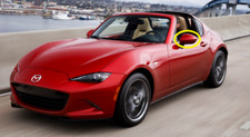 Retroviseur gauche (ou coque) Mazda MX5