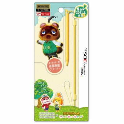 Stylus leash collection for new Nintendo 3DSLL (Animal Crossing) Type-C