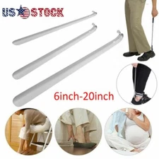 6"~20" Professional Stainless Steel Long Handle Shoe Horn Lifter Shoehorn NEW