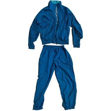 2 Piece Puma Vintage Women Windbreaker Jacket and Pants sz Medium Zip Up Set