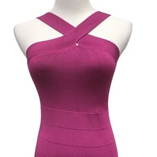 Express Dress Womens XS Bodycon Pink Stretchy