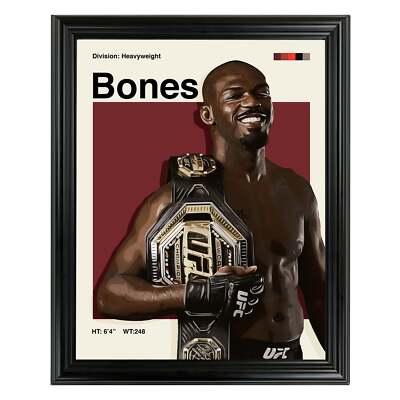 Jon ''Bones'' Jones Framed Sports Art Photo by Thomas Maxwell