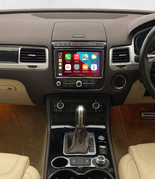 Sans Fil Apple Carplay Android Auto Interface VW Touareg MK2 RNS850 2010-2018