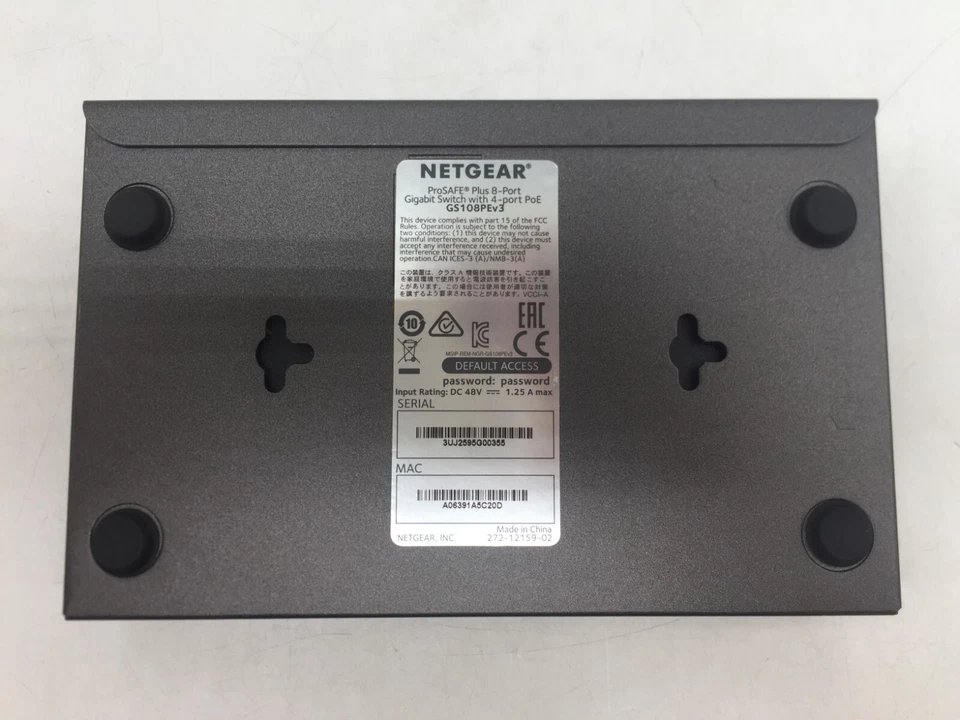 NetGear ProSAFE GS108PE v3 8-Port Gigabit Managed PoE Switch FREE S/H - Image 4 of 4