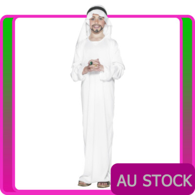Kids Fake Sheikh Costume Arabic Desert Middle East Arab Boys Child ...
