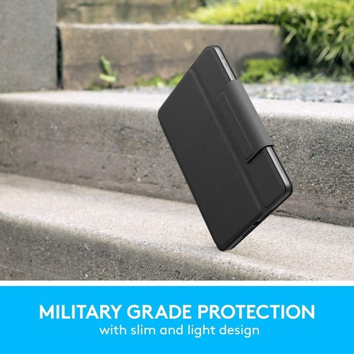 Logitech Rugged Folio Keyboard Case for iPad 7th/8th Gen – Shockproof, Graphite - Picture 6 of 7