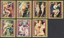 Äquatorialguinea 1973 gest. Briefmarken aus Satz Michel Nr. 285 / 291