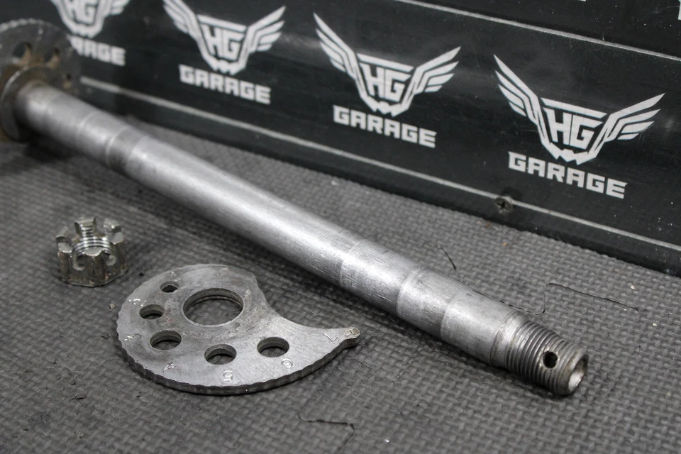 2003 KAWASAKI KLX400R KLX400SR OEM EIXO TRASEIRO RODA TRASEIRA ARO PIVÔ PARAFUSO EIXO - Imagem 2 de 4