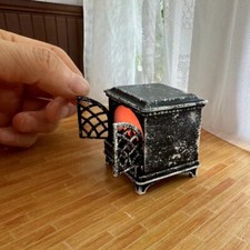 1/12 Scale Dollhouse Miniatures Furniture Vintage Palace Fireplace Handmade