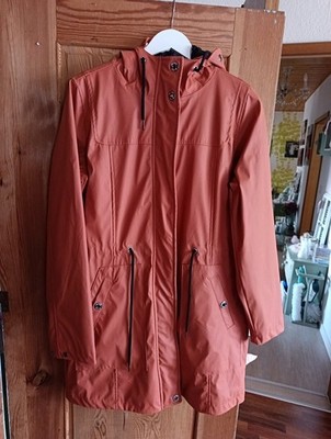 Damen Regen Jacke Gina 42, 1x getragen Leicht Gefüttert Farbe Rostbraun