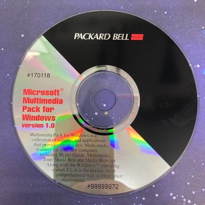 Packard Bell Microsoft Multimedia Pack For Windows Version 1.0 CD