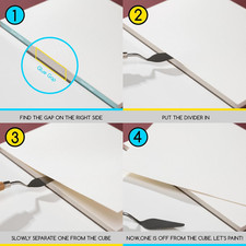 Watercolor Paper Block, 100 Cotton Watercolor Paper Pad of 20 Sheets, 140lb/...