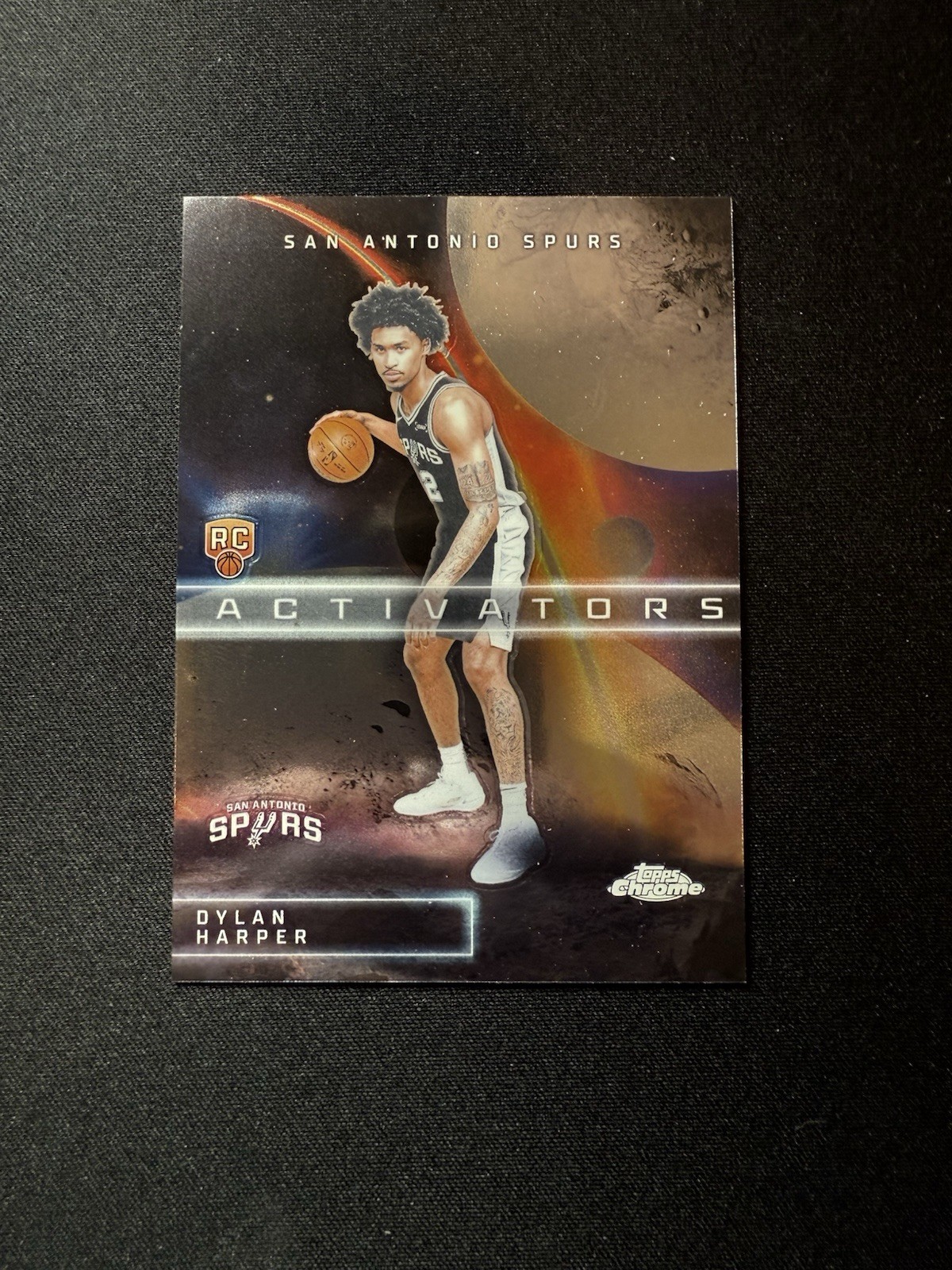 2025-26 Topps Chrome Basketball Activators Dylan Harper (RC) #AC12 Spurs