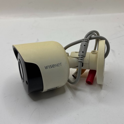 Wisenet SDC-89446BF Bullet White Camera Digital Color CCTV BNC & DC Power