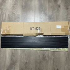 1” Rise Rubber Wheelchair Ramp, Threshold Doorway Ramp Wedge 35.4"