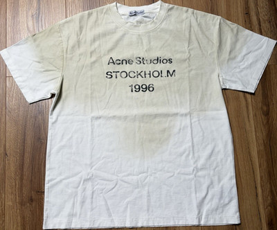 Acne Studios Stockholm 1996 T-Shirt Cream White Oversized Unisex