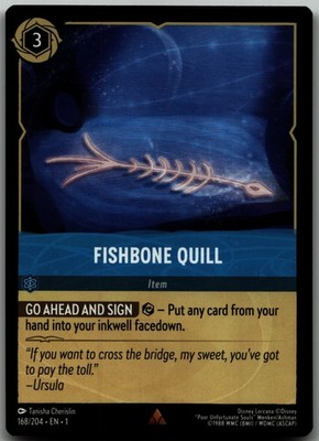 Fishbone Quill Rare The First Chapter 168/204 NM