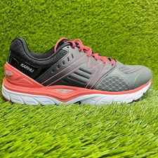 Karhu Fast 7 MRE Womens Size 8.5 Jet Black Coral Walking Running Shoes Sneakers