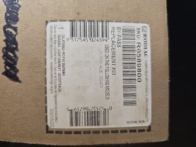 Bypass Kit, Zodiac Jandy JXi 200/260/400, R0589800
