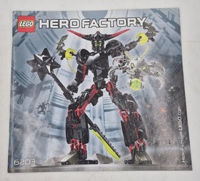 LEGO HERO FACTORY 7 INSTRUCTION MANUAL LOT 6203 2236 2282 2283 6217 2141 2142