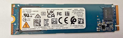 KIOXIA TOSHIBA 256GB MODEL KBG50ZNV256G NVMe Pcie SSD ( GETESTET ) 99% Health