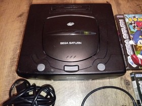 Sega Saturn Console & Games Bundle Inc Sonic R need for speed road rash & more