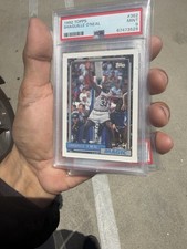 Topps 1992-93 Shaquille O'Neal #362 Rookie PSA 9 Orlando Magic Basketball Card