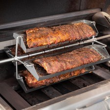BBQGuys Signature Stainless Steel Rib Rotisse...
