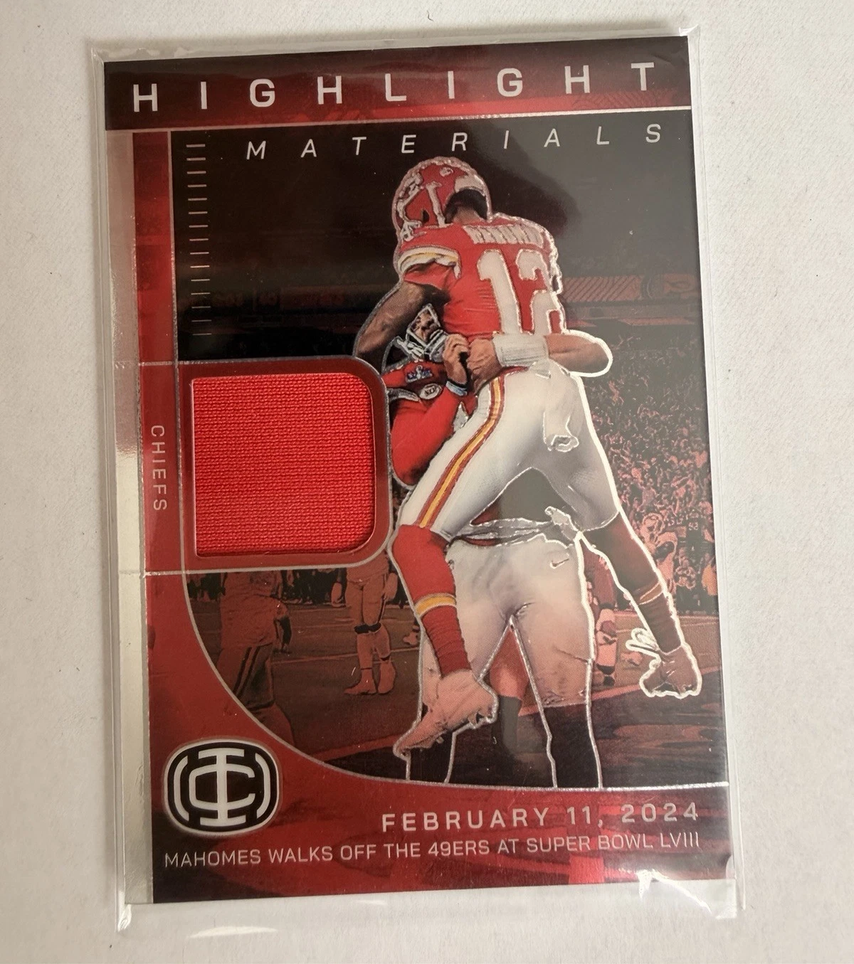2025 Icon Collection Patrick Mahomes II #HM-4 Highlight Materials