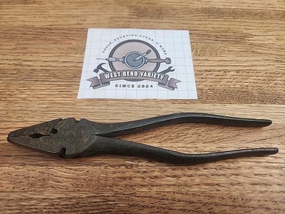 Rare! Vintage Everkeen 8-1/4  Linemans Pliers