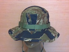 USGI Tiger Stripe Camouflage Type II Tropical Jungle Boonie Sun Hat Cap Size 7